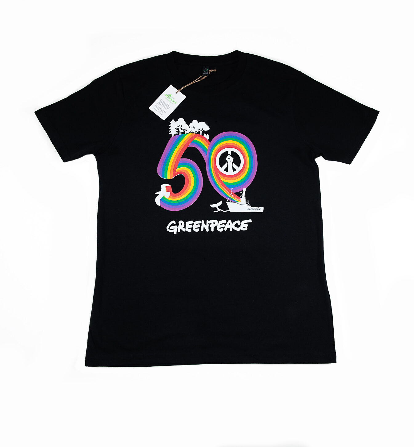 Μαύρο t-shirt Greenpeace