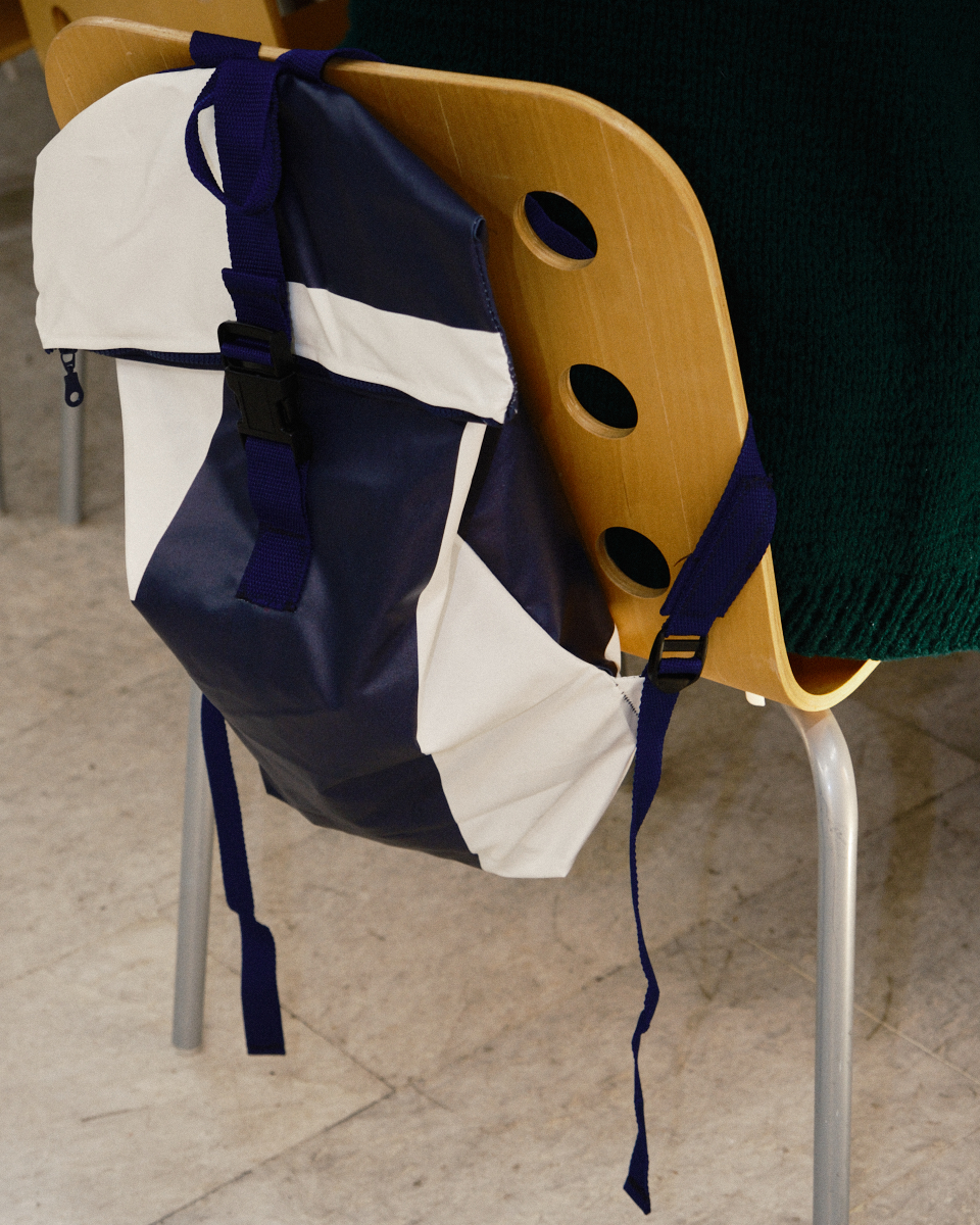 ΑΣΠΡΟΜΑΥΡΟ BACKPACK ΑΠΟ BANNER